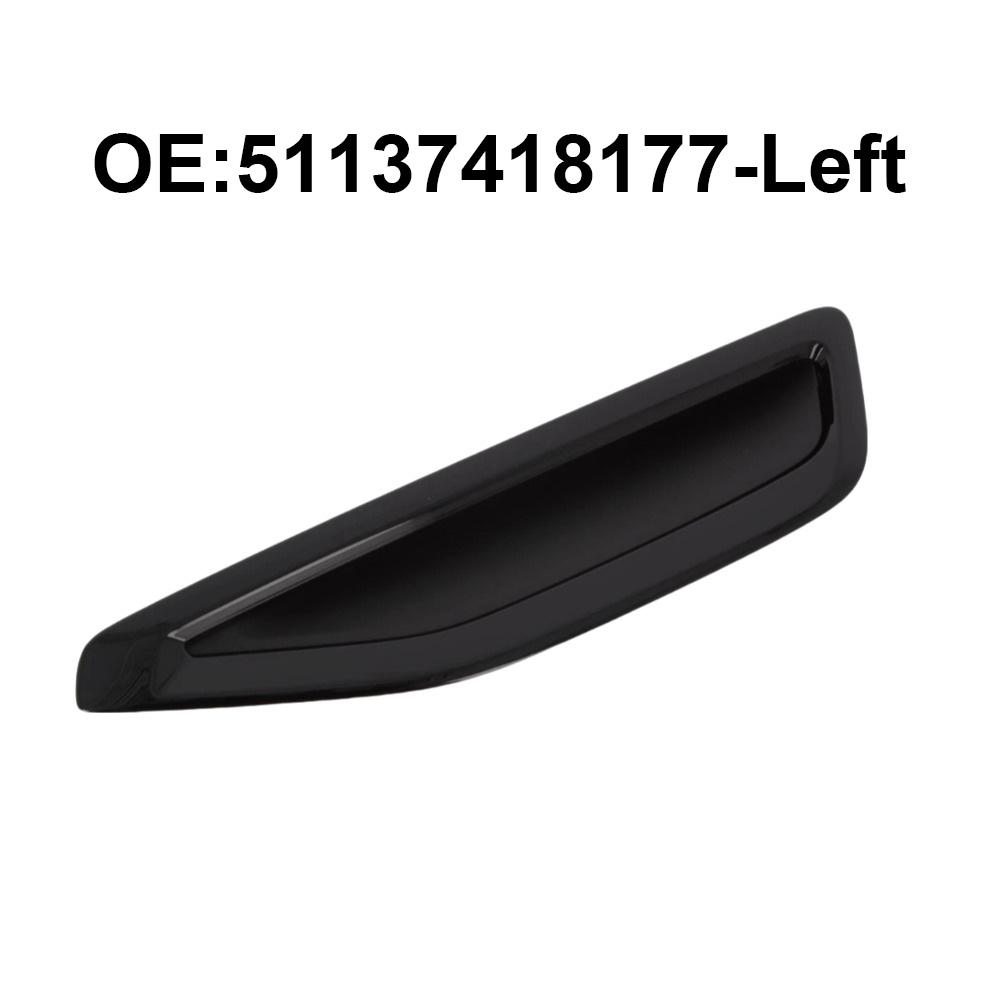 01 Front Left/Right Black Fender Trim For BMW For X5 For G05 M Sport 2017-2026 Fender Duct Trim Air Vent Cover