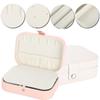 Portable Jewelry Box Earring Ear Stud Ring Necklace Holder Storage Organizer Case
