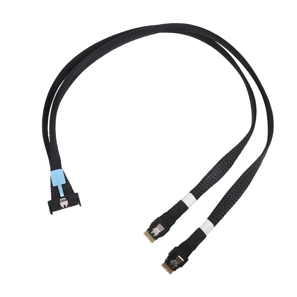Cabo Reto Duplo SFF TA 1016 74 Pinos para 2xSFF 8654 38 Pinos Cabo Flexível de Alta Velocidade PCIe Gen5 Cooledge IO