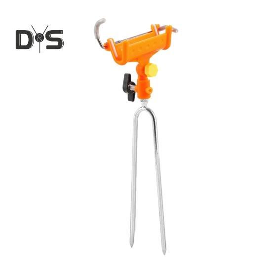 

Самоблокирующийся держатель для удочки, регулируемый легкий, прочный, опора для удочки в море, шип для крепления на земле, аксессуары для рыбалки на открытом воздухе оранжевый