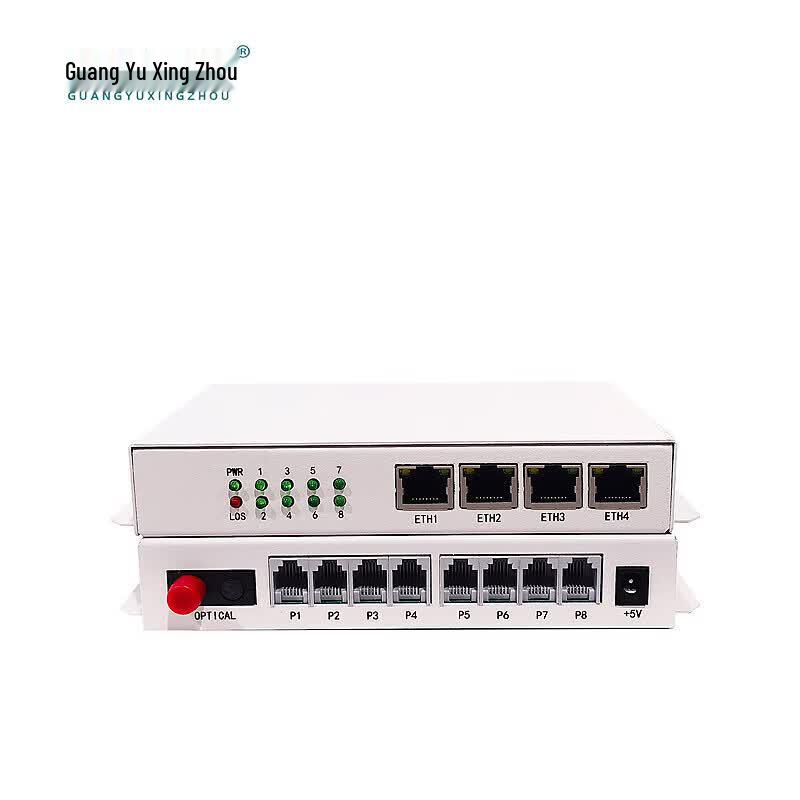 Guangyu Xingzhou 4-Channel Telephone & Ethernet Fiber Optic Transceiver