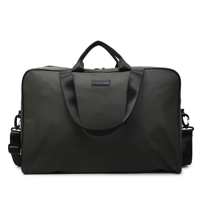 

Short trip bag Women s hand-held large-capacity sports fitness bag Fashion shoulder luggage Travel storage messenger bag зелений