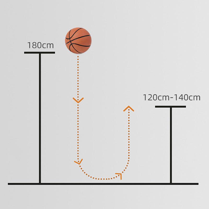 6Cm High Elastic Mini Rubber Basketball Decompression Hollow Elastic Ball Children'S Toy Outdoor Sports Beach Mini Basketball