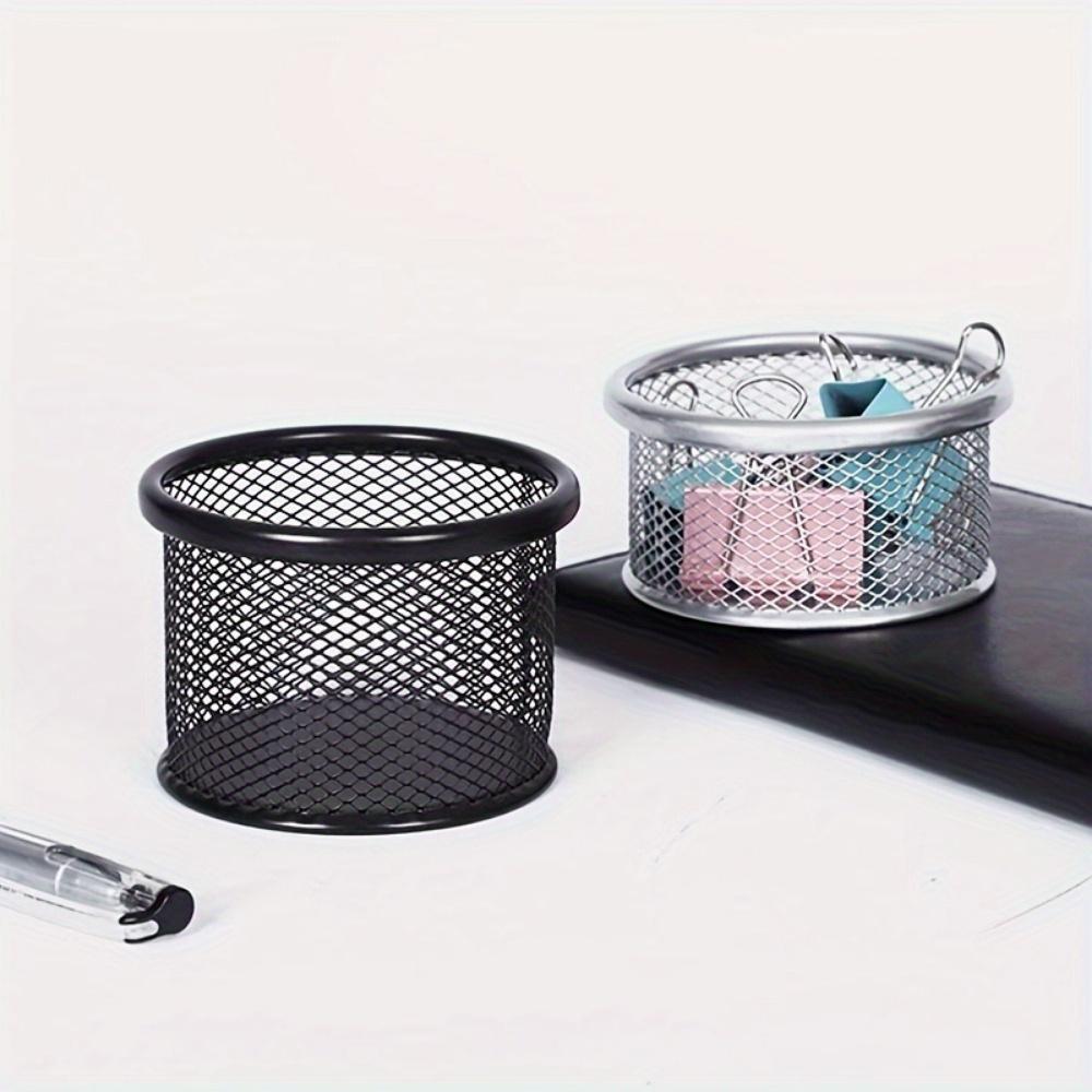 10pcs/4pcs/1pc A Storage Box For Paperclip, A Storage Box For Round Iron Mesh Push Pins.