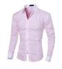 Herren Slim Fit Color Block Quadratischer Ausschnitt Langarmshirt 2024