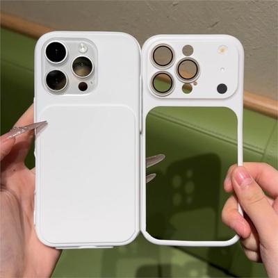 Luxus 2-in-1 Hülle für iPhone 17 Air 16 15 14 Plus 13 12 11 Pro Max Stoßfest Matt Linsenschutz Ändern zu 17 Einfache Abdeckung