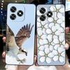 For Honor X5c Plus Case Sweet Love Flower Soft Silicone TPU Cover For Honor X5c HonorX5c Plus Phone Case Protective Shell Funda