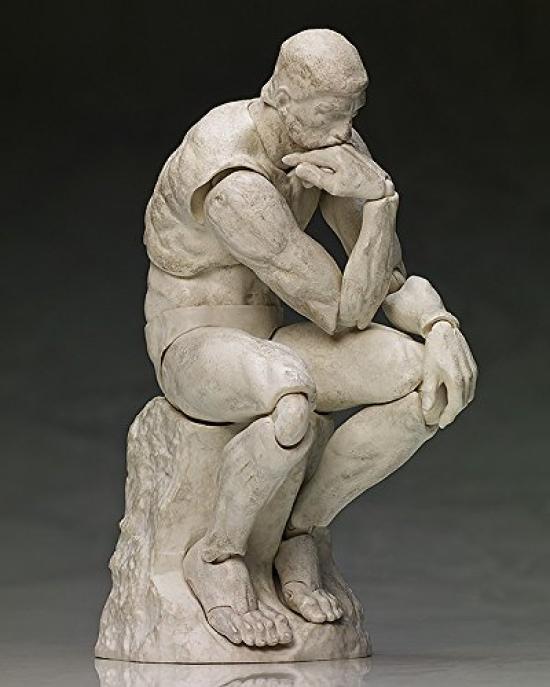 Figma The Thinker from The Table Plaster ABS PVC Painted Action Figure Museum Ver. Non-scale &