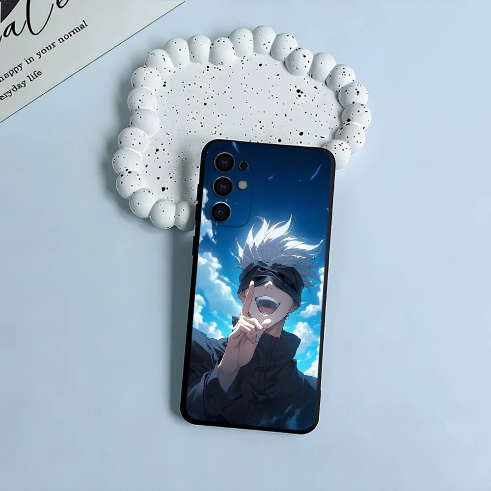 Favorite Anime Characters-S-Satoru G-Gojo Soft Silicone Case for Samsung S25, S24, S21, S22, S23, S30, Ultra, S20, Lite-Black