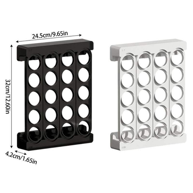 Space Saving Coffee Capsules Storage Rack Multifunctional Coffee Pods Holder Wall Mounted Kitchen Countertop Organizer