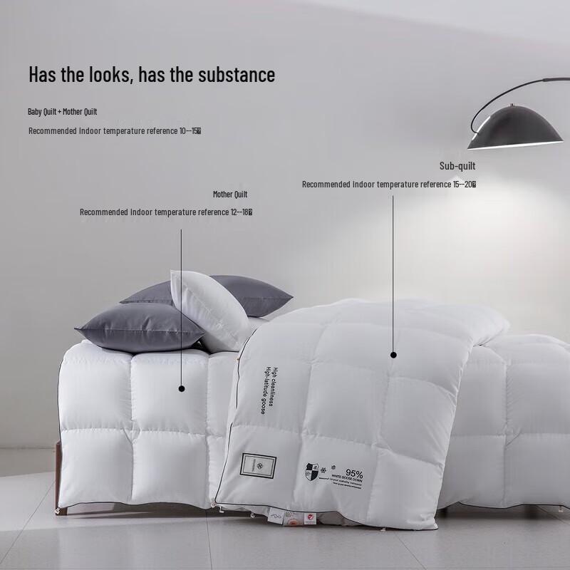 

Mercury Home Textiles All-Season 95% White Goose Down Comforter