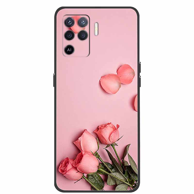 For Coque OPPO Reno5 Lite Case Shockproof Soft silicone TPU Back Cover For Oppo Reno 5Z 5 Lite Phone Case 5Lite CPH2205 Fundas