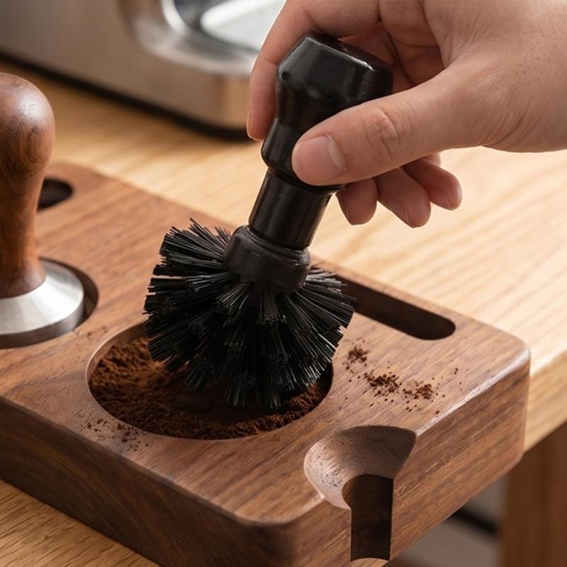 Coffee Portafilter Brush,Professional Coffee Tool Effectively Cleaning,Espresso Machine Portafilter Cleaning Brush