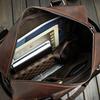 The New Crazy Horse Leather Korean Men's Bag Casual One-shoulder Messenger Bag Handbag Travel Bag Large-capacity Men's Trendy Bag