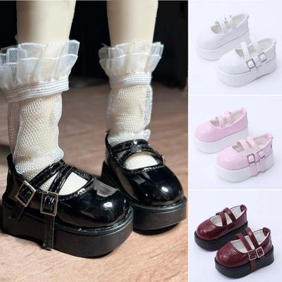 Mini Shoes 1/4 Dolls Shoes Dress Up 45CM Doll Shoes Birthday Gift Bjd Leather Shoes  Diy Toys