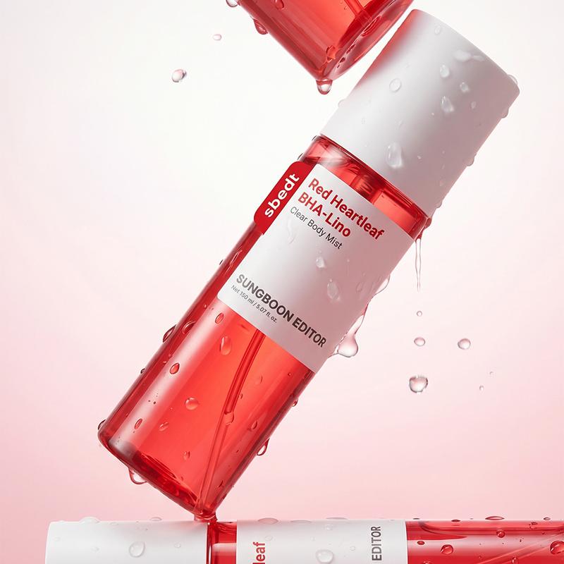 SUNGBOON EDITOR Red Heartleaf BHA-Lino Clear Body Mist 150ml