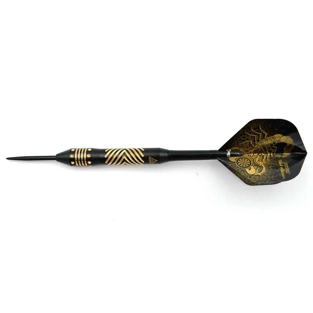 Cuesoul Black Scorpion 24g Steel Tip Brass Dart Set Pack of 6 - Pcs(CSBS-F3205)