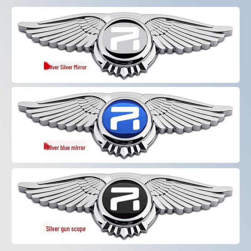 Compatible for Feifan F7/R7/ER6/Marvel R Car Front Hood Engine Wings Emblem Sticker.
