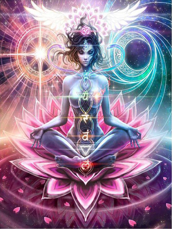 40x50cm Coloring By Number Elf Girl Cartoon Drawing On Canvas Hand Painted Decoration Picture Tiger DIY Christmas Gift