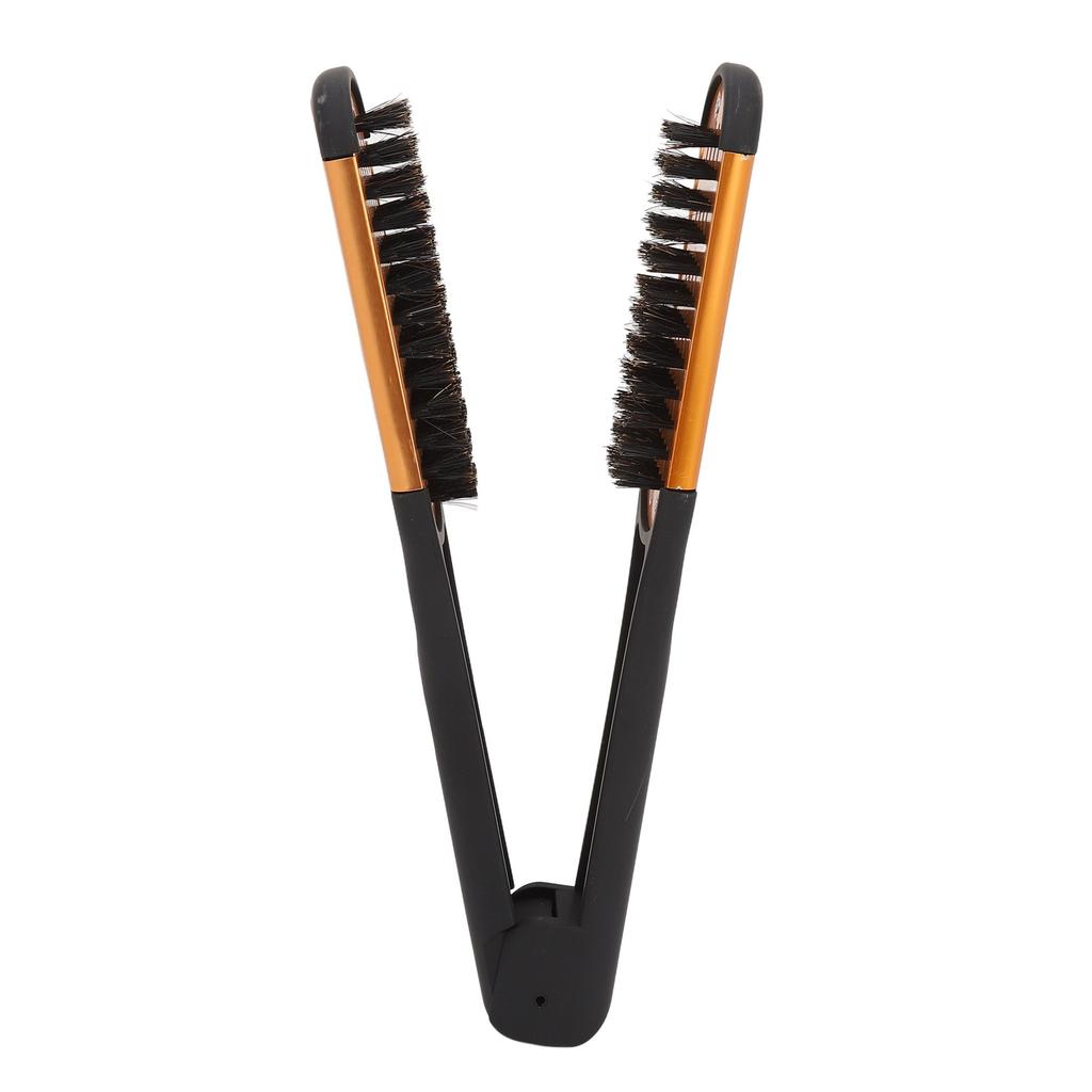 Clamp Hair Brush Spring Elasticity Softness Beard Breathability Double Sided Flat Brush