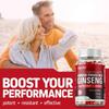 Integratore energetico al Ginseng Rosso Coreano, Migliora la concentrazione, Estratto di Radice di Ginseng ad Alta Concentrazione, 120 Capsule Vegetariane