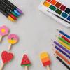 DIY Craft Stick Unfinished Wood Popsicle, Summer Ice Cream Shaped Wooden Popsicles Paint for Projects Home Decoration Supplies