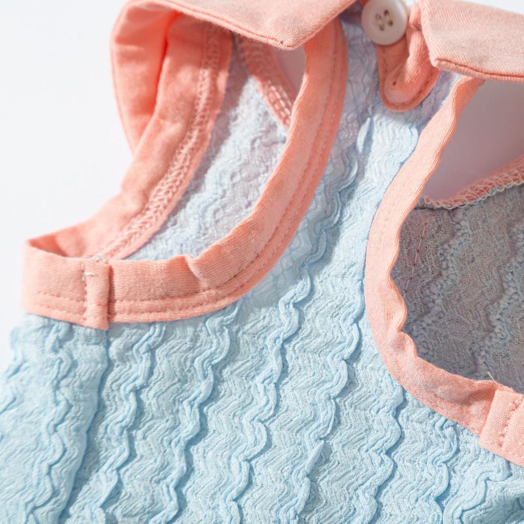 Spring and Summer Thin Puppy Dog Clothing Small and Medium Dog Knitted Vest Teddy Cat Pet Bigbear Puppy Clothing