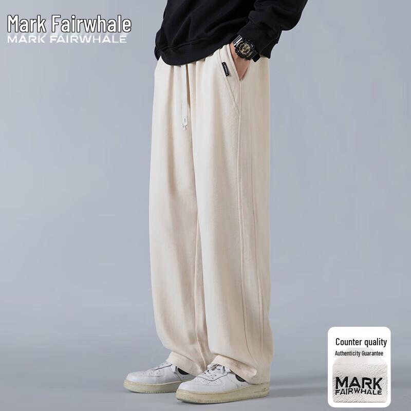 Mark Fairwhale Men's Loose Straight-Leg Casual Pants