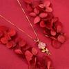 Elegant S925 Sterling Silver Heart Rose Pendant Necklace for Women - Exquisite, Luxurious & Stylish (X105)