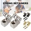 2pcs Electric Guitar Chrome Roller String Trees Retainer Mounting Tree Guide Silvery Black Golden 3 Colors