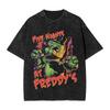 Hot Sale New Horror Game FNAF At Freddys Peripherals TShirt Unisex Women Oversized Casual Summer Tee Harajuku Fashion Cotton Tops