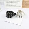 Punk Stars Double-Breasted Belt Jeans Decorative Belt Corn Belt