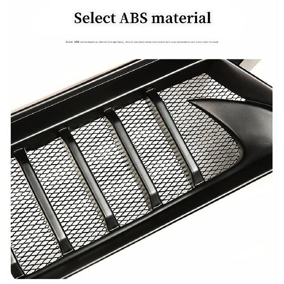 For 2016 17 18 19 20 21 22 23 Jeep Renegade Racing Grills Matt Carbon Grille Air Intake Styling Exterior Tuning Accessories Part
