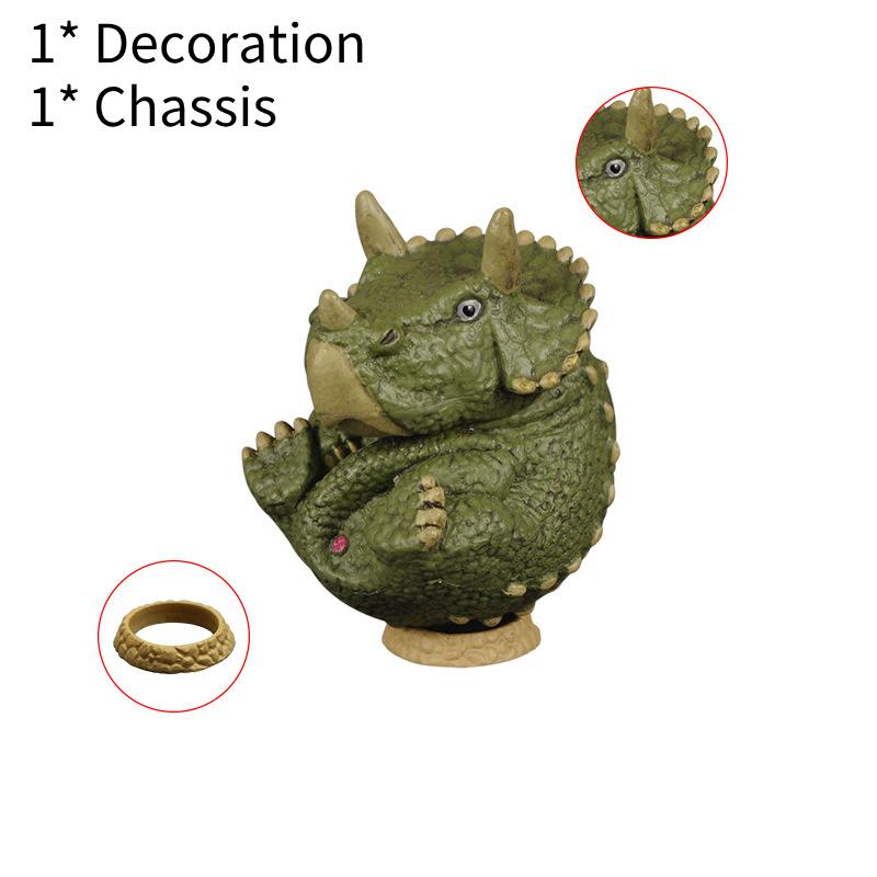 Delightful Round Dinosaur Toy Collection Featuring T-rex Elephant Triceratops And Stunning Wildlife Models