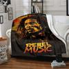 Bob Marley Blanket Comfortable Great for Picnics Office Chair Bedding for All Seasons Digital Print Perfect Gift for Relatives and Friends