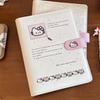 A5 PU Leather Magnetic Buckle Cute Cartoon Diary with Card Holder