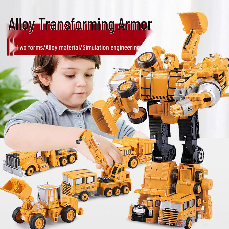 

Transforming King Kong Robot Engineering Vehicle Toy for Kids