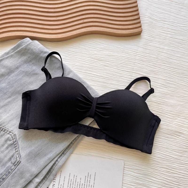 Women Feel Flat Chest Show Big Not Empty Cup Pure Desire No Underwire Small Chest Gathered Underwear