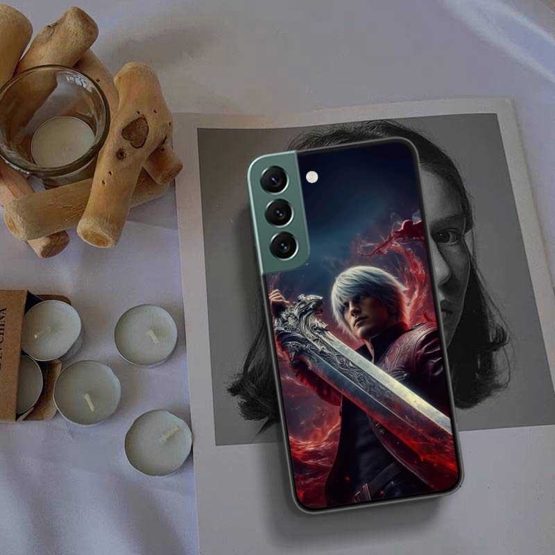 D-Devil May Cry DMC Phone Case For Samsung A15 A25 A35 A55 Galaxy A12 A22 A32 A52 A72 A54 A34 A24 A14 A53 A33 A23 A13 A73 A42 5G