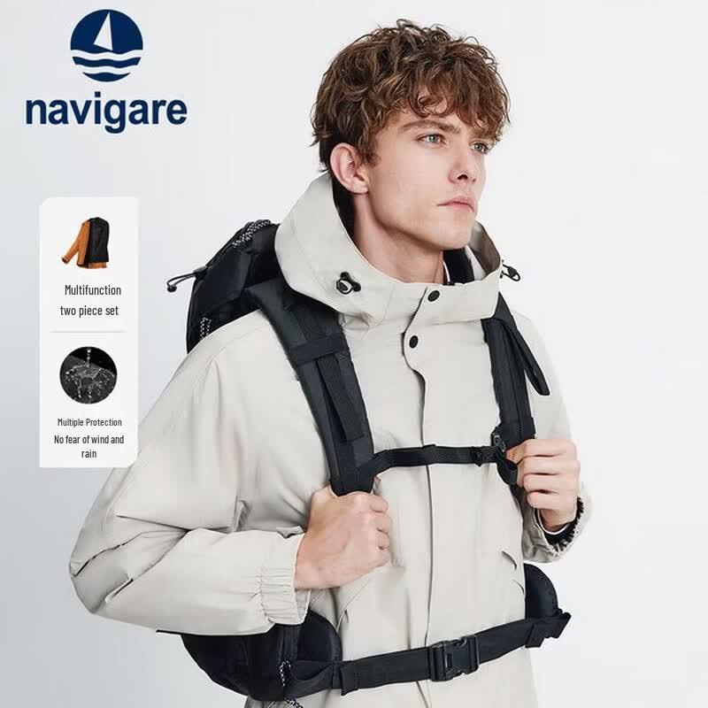 Мужская куртка Navigare 3-в-1 с тройной защитой M/48