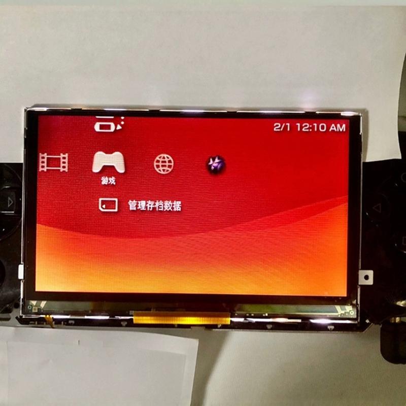LCD-Display-Panel Starke Spielkonsolen LCD-Bildschirm Für Spielkonsolen Modelle 3000 3001 3002 3003 3004 3008 3010 Bildschirmreparatur