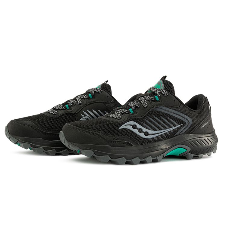 Saucony  Excursion TR15 Wide Black Jade Women Sneakers S10669-10
