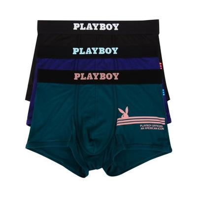 [Playboy] Men's Underwear Trunks 2106-3pack [Shipped from Korea] 100% Authentic