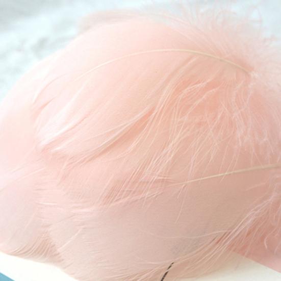 100Pcs Fluffy DIY Feathers Craft Kit Colorful Improve Hands-on Ability Natural Plumes for Kindergarten