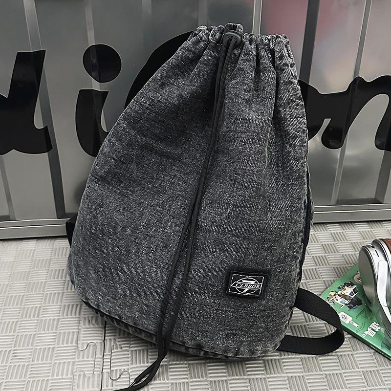 Children's Small Schoolbag, Elementary School Students, Girls, Middle School Students, College Students, Boys, Denim Backpack, Fashion Backpack