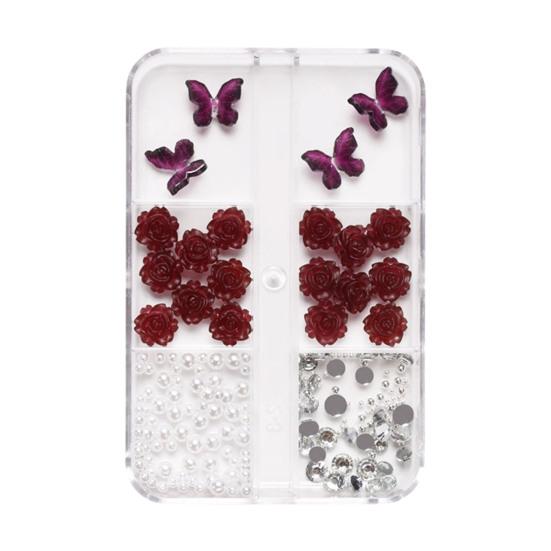 

Модный орнамент для ногтей, легко наклеиваемый, многофункциональный из смолы A