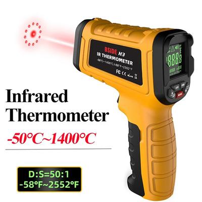 -50°C~1400℃ Digital Infrared Thermometer Professional 50:1 Industrial Temperature Meter Non-contact Laser Thermometers Pyrometer