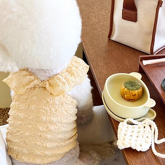 Pet Psí oblečení Vesta Jaro a Podzim Tenká kočka Pomeranian Malé štěně Teddy