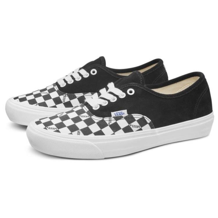 Vans OG Authentic LX 'Black Checkerboard Toe' Men's VN0A45JJVQA