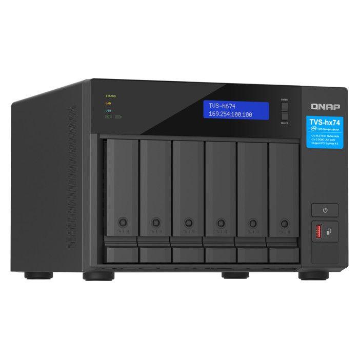 NAS 6 Baies QuTS Hero Intel C I5-12400 6c - QNAP